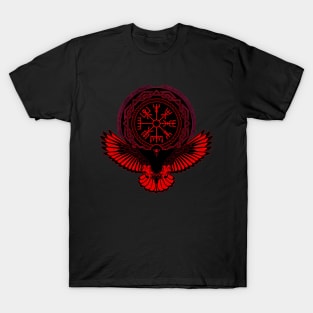 Viking Eagle, Vegvisir and Celtic Knotwork T-Shirt